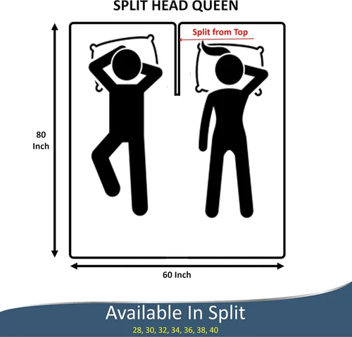 Vista 2 de Juego de sábanas Queen de 800 hilos, parte superior flexible para cama ajustable, juego de sábanas de 4 piezas, 100% algodón egipcio, bolsillo