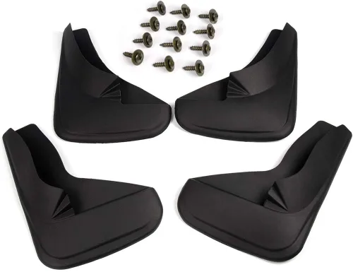 Vista 6 de G-PLUS Juego de 4 guardabarros universal para coche con guardabarros delantero y trasero