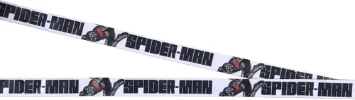 Vista 4 de Marvel Spider-Man Miles Morales - Soporte para credencial de identificación con colgante de goma y calcomanía coleccionable