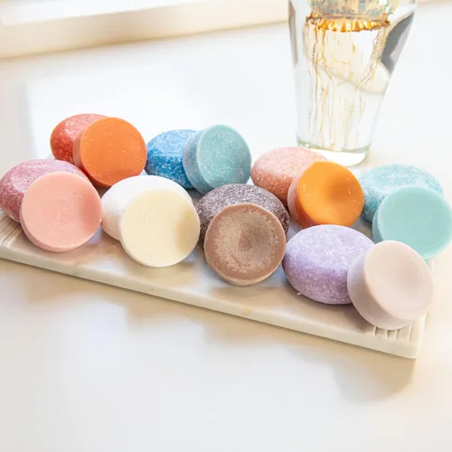Vista 5 de Redeem Soap Company Barra de champú y acondicionador Blue Musk, fabricada en los Estados Unidos, barra de champú de 3 onzas, barra de acondicionador