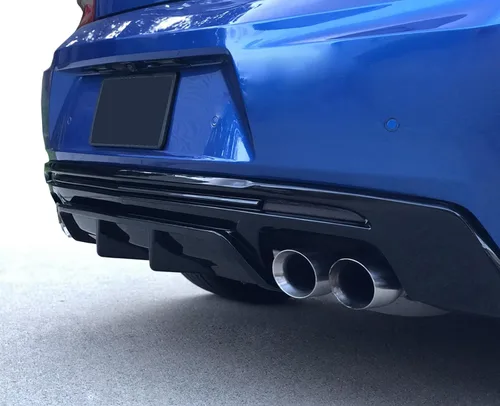 Vista 2 de Compatible con Chevy Camaro 2016-2024 (excepto el modelo ZL1) difusor Brillo negro
