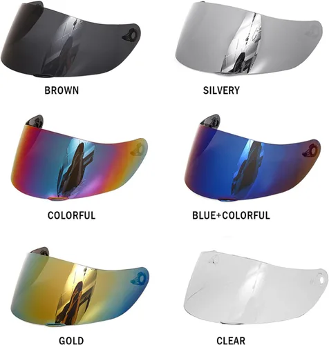 Vista 8 de Shkalacar Lente de casco de motocicleta, visera de casco de repuesto completo para casco de moto K1 K3SV K5