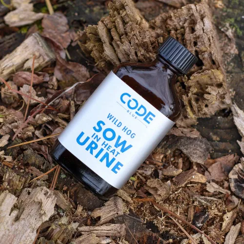 Vista 4 de Code Blue Siembre en calor orina de cerdo, 2 oz.