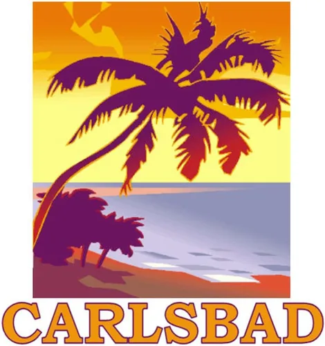 Vista 2 de CafePress – Carlsbad, California Oval – Oval Bumper Sticker, Euro Oval coche calcomanía