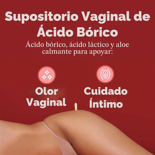 Vista 3 de O Positiv Paquete de supositorio vaginal de probióticos vaginales URO y ácido bórico URO