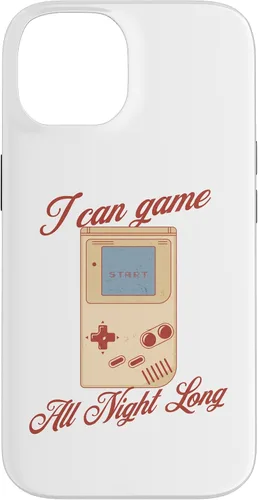 Vista 4 de I Can Game All Night Long Retro Handheld Gamer Case for iPhone 16