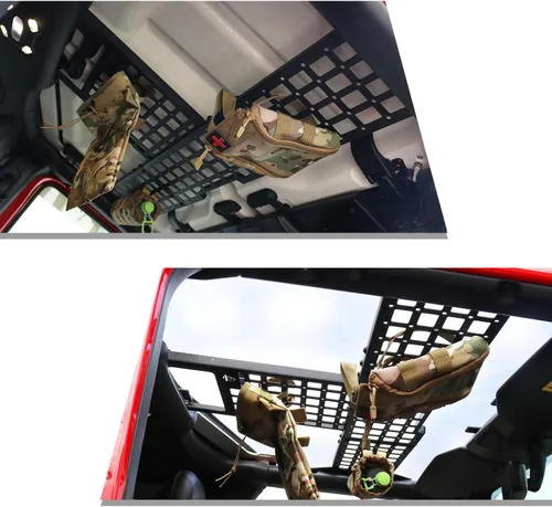 Vista 3 de Molle Panel de techo para Jeep Wrangler JL JLU JT Gladiator 2018-2023 Fácil instalación