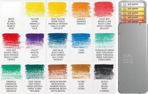 Vista 7 de Winsor & Newton Pasteles suaves profesionales, juego de 15