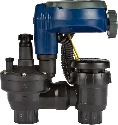 Vista 2 de DIG RBC 8000 Controlador automático de riego alimentado por batería con válvula antisifón de 3/4 pulgadas, avanzado, seguro y conveniente
