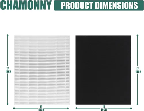 Vista 5 de Filtro de repuesto D480 True HEPA D4, compatible con purificador de aire Winix D480, comparado con el filtro Winix D4, número de artículo