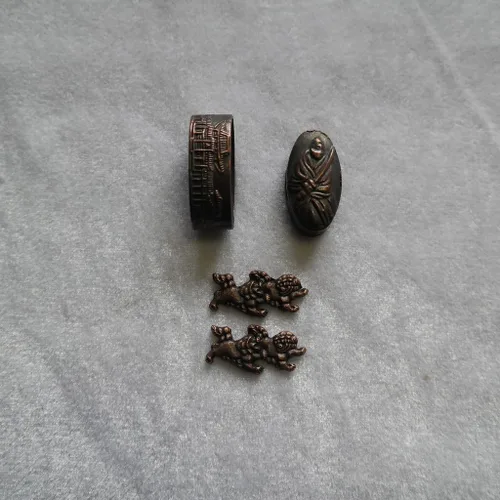 Vista 11 de Espada samurái japonesa KOSHIRAE – Fuchi Kashira Menuki 01-77
