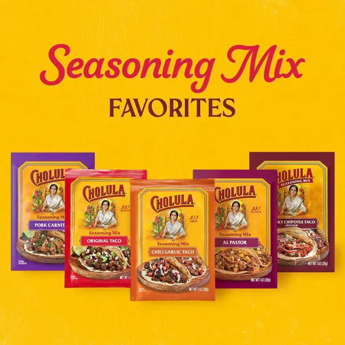 Vista 15 de Cholula Mezcla de condimentos para tacos con chile y ajo, 1 oz (paquete de 12)