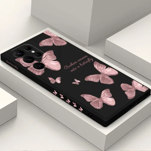 Vista 10 de LEECG Funda para Samsung Galaxy S22, Diseños de Flores Elegantes de Silicona Suave con Protección contra Caídas y Resistente a Huellas Dactilares