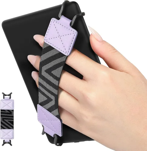 Vista 31 de MoKo Correa de mano de seguridad para tablet Kindle eReaderFire de 6 a 8 pulgadas, Kindle/Kobo/Voyaga/Lenovo/Sony E-Book Tablet, correa de mano