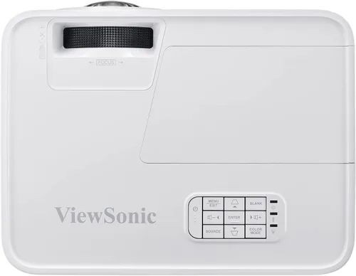 Vista 7 de ViewSonic PS501W 3400 lúmenes WXGA HDMI proyector de corto alcance para el hogar y la oficina