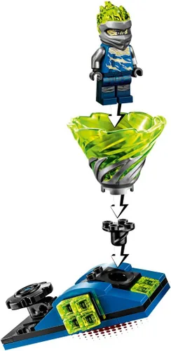 Vista 7 de LEGO NINJAGO Spinjitzu Slam Jay 70682 Kit de construcción (72 piezas)