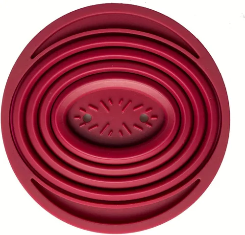 Vista 6 de Attsky Gotero de café plegable para café de campamento, soporte de filtro de café de silicona reutilizable para acampar rojo Reusable Silicone