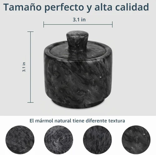 Vista 6 de Bodega de sal de mármol, negro