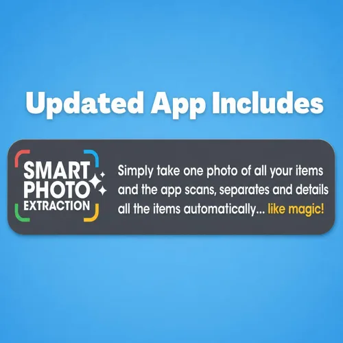 Vista 2 de Smart Labels Paquete de 48 calcomanías de código QR (modernas) fabricadas en Estados Unidos, etiquetas de código QR para almacenamiento