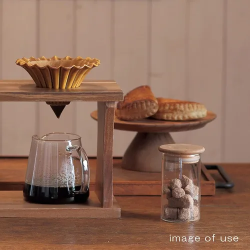 Vista 2 de Koyotoki 19700358 Coffee Dripper Pottery, Stylish, Diameter Approx. 5.1 inches (13 cm), Cafes, Coffee Drip Equipment, Flare, Pure White, Made in