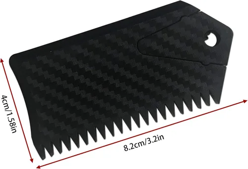 Vista 5 de Rokia R Surf Wax Comb 2 piezas peine de cera + llave de aleta herramienta de mantenimiento de tabla de surf