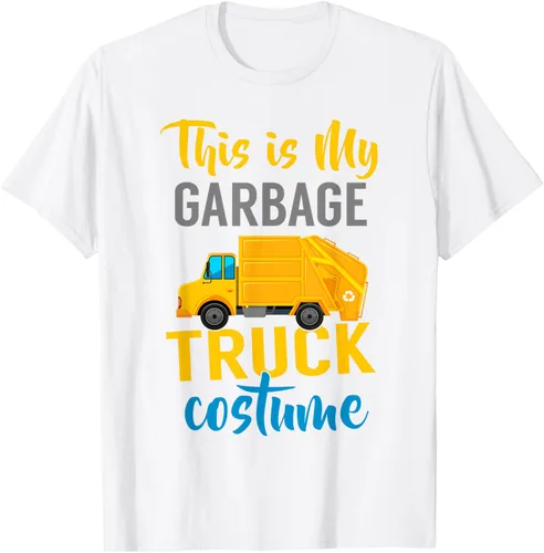 Vista 3 de Pijamas de camión de basura para niños Pjs niños ropa de dormir camisa