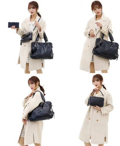 Vista 9 de Purse and Wallet set for Women Large Hobo Bags Female Fashion Tote Shoulder Bags Crossbody Wallets Satchel Purse Set