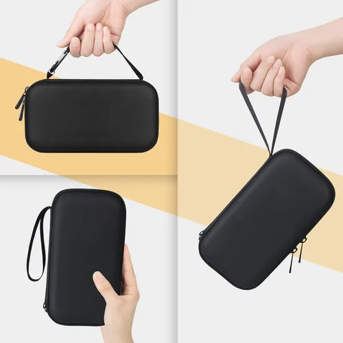 Vista 6 de BOVKE Estuche rígido de viaje para inhalador de asma, espaciador de inhalador para niños y adultos, máscaras, soporte para inhalador, bolsa