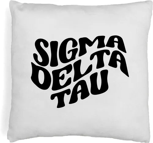 Vista 50 de sockprints Mod Alpha Chi Omega - Funda de almohada de 18 x 18 pulgadas, fundas de almohada de hermandad de mujeres - Almohada decorativa