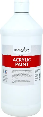 Vista 35 de Handy Art Pintura acrílica, juego de 12 colores, botellas de 16 onzas, acrílico líquido para estudiantes semibrillante, consistencia de flujo