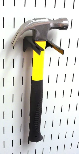 Vista 5 de Juego de accesorios ranurados Wall Control para estación de trabajo, negro, KT-400-WRK B