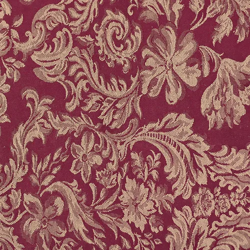 Vista 2 de Ultimate Textile Miranda - Mantel rectangular de damasco (59.8 x 107.9 in), color burdeos