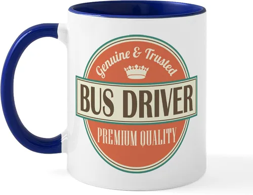 Vista 26 de CafePress Bus Driver Gift Idea Tazas Taza de café de cerámica de 11 oz (11.0 fl oz)