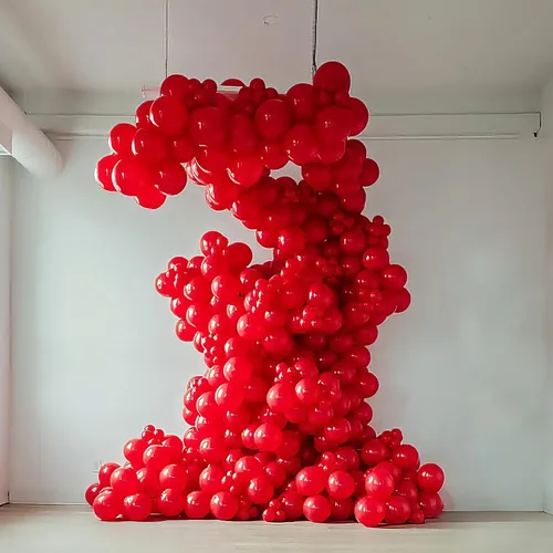 Vista 8 de Lukiituke Kit de arco de globos rojos de 129 piezas, globos de látex rojos de diferentes tamaños para boda, despedida de soltera, aniversario