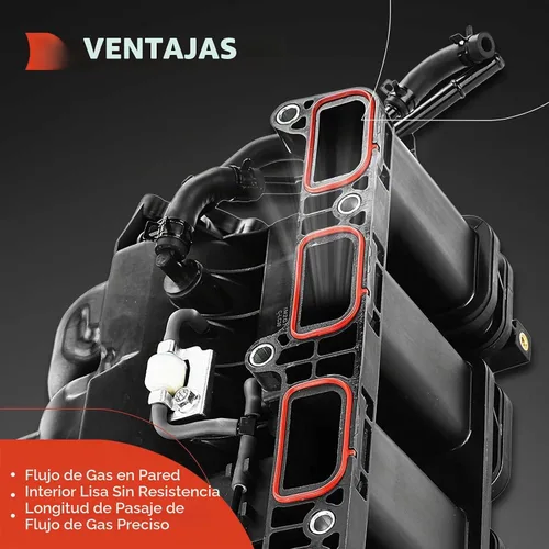 Vista 5 de A-Premium Colector de admisión del motor compatible con Hyundai Santa Fe
