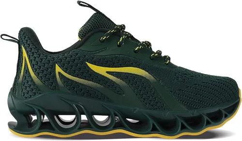 Vista 2 de UMIYE Boys Girls Sneakers Kids Running Walking Shoes Mesh Breathable Non-Slip Athletic Shoes(Little KidBig Kid)