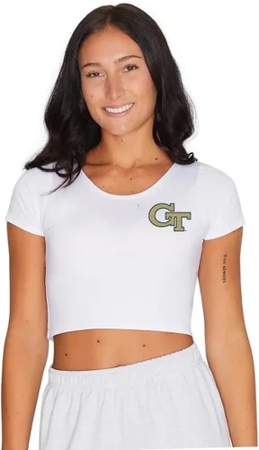 Vista 170 de Lojobands Camiseta corta ajustada para mujer, hecha en Estados Unidos, talla única