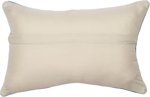 Vista 6 de Liora Manne Marina - Almohadas de fácil cuidado para interiores y exteriores, 12 x 18 pulgadas, color verde Verde Libre de Abejas