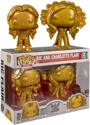 Vista 2 de Funko Pop Ric y Charlotte Flair