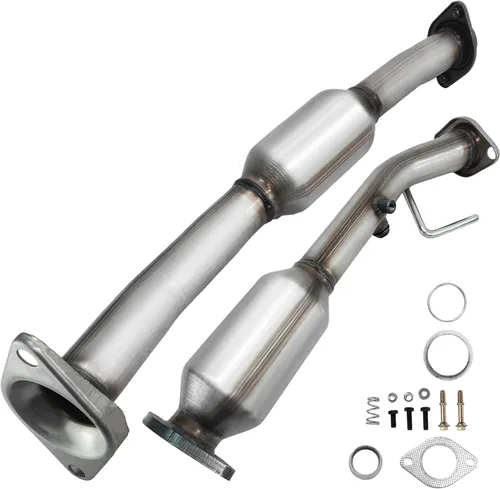 Vista 28 de JT Convertidor catalítico compatible con Nissan Frontier/Xterra 2002 2003 2004 3.3L V6 2 piezas (compatible con EPA)