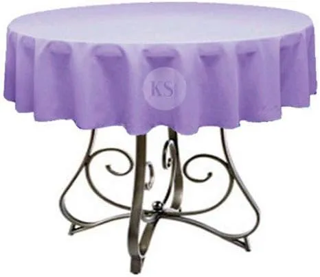 Vista 29 de Mantel redondo de poliéster de 72 pulgadas, disponible en más de 45 colores, ideal para restaurantes y superposiciones versátiles de eventos, elige