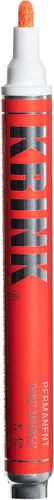 Vista 8 de Krink K-42 - Rotulador de pintura negra, vibrante y opaco para cualquier superficie, marcador permanente con pintura a base de alcohol