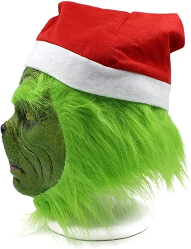Vista 5 de Cosgrinch Green Monster glove Costume Accessories Party Novelty Cosplay Props Gifts Men Women Green
