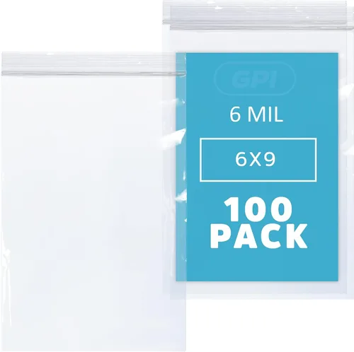 Vista 19 de GPI - 6 mil, extra resistente, bolsas de plástico transparentes con cremallera resellable de 2 x 5 pulgadas, resistentes a perforaciones, bolsas