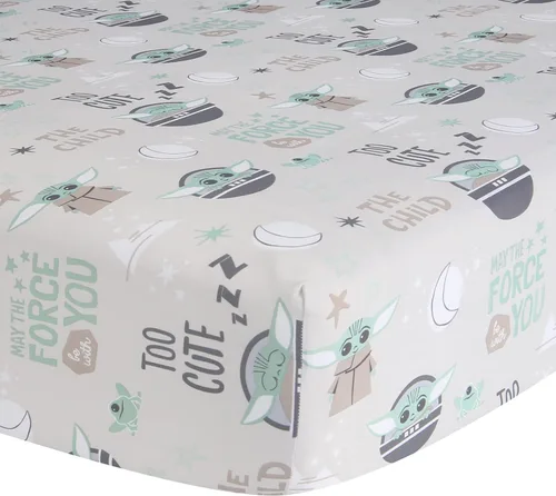 Vista 6 de Lambs & Ivy Disney Baby Forever Mickey Mouse - Sábana bajera ajustable para cuna blanca Fits Standard Size Crib/Toddler Mattress Measuring 52" x