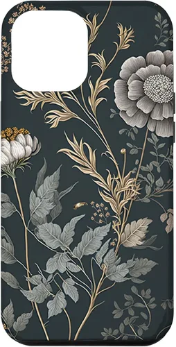 Vista 26 de Cute Flowers Vintage Botanical Floral Illustration Case for iPhone 17