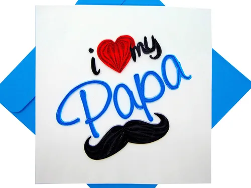 Vista 8 de GREENHANDSHAKE Art 4 corazones, tarjeta de felicitación de arte quilling para cumpleaños, día de San Valentín, día de la madre, aniversario