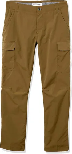Vista 4 de Tienda Essentials Pantalones ligeros para hombre, de ajuste recto, resistentes, elásticos, para exteriores