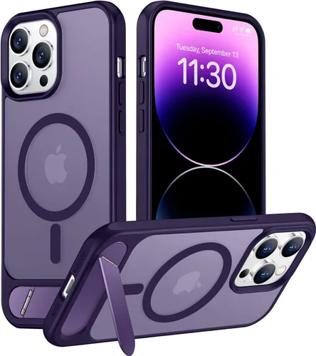 Vista 97 de Funda para iPhone 11 con compatibilidad magnética, [Soporte invisible incorporado][Compatible con MagSafe]