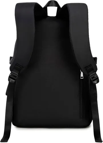 Vista 4 de Wadirum Mochila escolar de moda para niña, mochila espaciosa para computadora portátil para mujer Negro